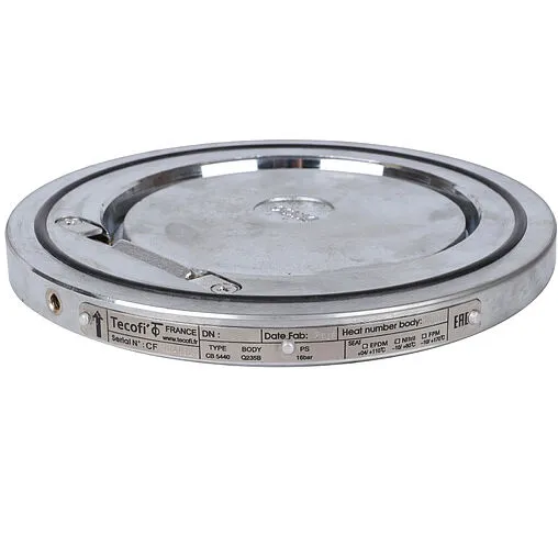 Клапан обратный поворотный одностворчатый межфланцевый Ду150 Ру16 Tecofi CB5440-0150