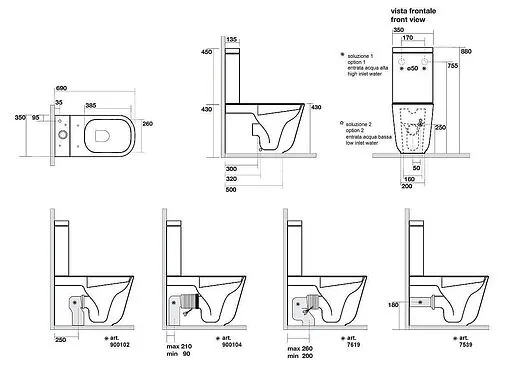 Чаша унитаза Kerasan Tribeca белый матовый 511730