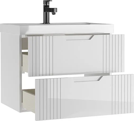 Тумба под умывальник подвесная Домино Garden 70 белый DG2504T