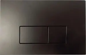 Клавиша смыва для унитаза Aquanika Basic V-type 01.02.01 черный матовый, 1