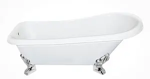 Ванна отдельностоящая из искусственного камня Esse Santorini 171x78 ножки хром Ванна отдельностоящая из искусственного камня Esse Santorini 171x78 ножки хром, 1