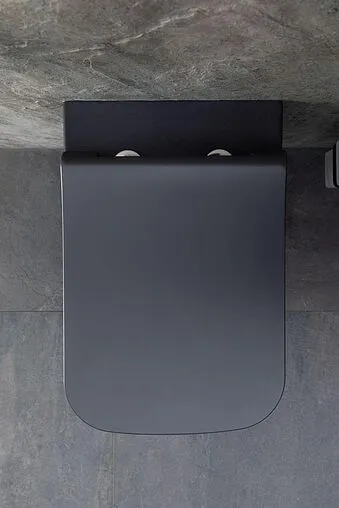 Унитаз подвесной безободковый Allen Brau Infinity антрацит 4.21011.AN