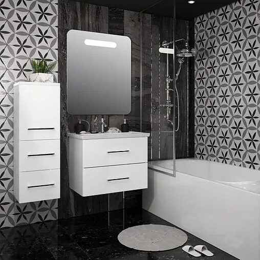 Тумба-умывальник подвесной Opadiris Арабеско 70 белый Z0000010907