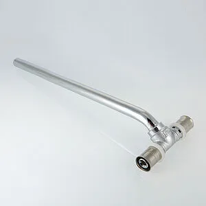 Тройник пресс радиаторный с хромированной трубкой 16мм x 15мм x 16мм Valtec VTm.282.HN.161516, 4