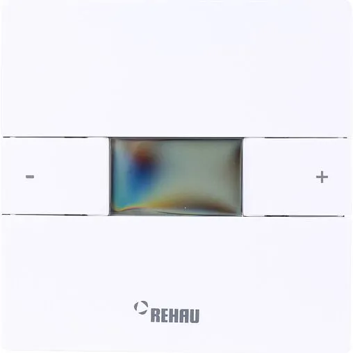 Проводной комнатный терморегулятор НЗ 24В Rehau Nea HCT белый 13380241001