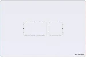 Клавиша смыва для унитаза ArtCeram А16 704.000.05 белый глянцевый, 1