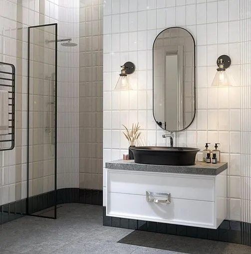 Раковина Kerama Marazzi Canaletto 65 жемчужно-черный CN.wb.65\BLK.M