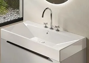 Раковина Kludi Resa 100 белый 59WW10143 Раковина Kludi Resa 100 белый 59WW10143, 3