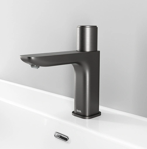 Смеситель для раковины IDDIS Slide графит SLIGMBTi01