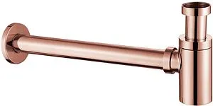 Сифон бутылочный для раковины Abber BEQUEM розовое золото AF0030RG Сифон бутылочный для раковины Abber BEQUEM розовое золото AF0030RG, 1