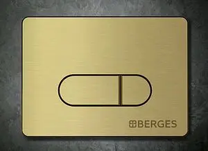 Клавиша смыва для унитаза BERGES Novum D8 040038 бронза Клавиша смыва для унитаза BERGES Novum D8 040038 бронза, 4