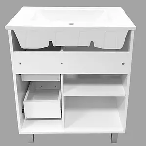 Тумба-умывальник напольная Comforty Модена 75 белый Тумба-умывальник напольная Comforty Модена 75 белый, 5