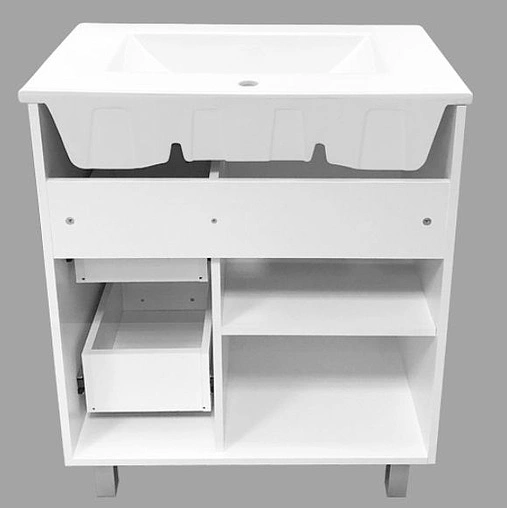 Тумба-умывальник напольная Comforty Модена 75 белый