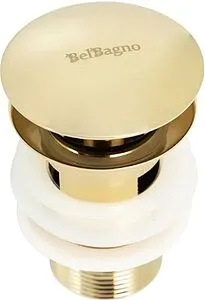 Выпуск автоматический для раковины с переливом BelBagno золото BB-SAT-ORO Выпуск автоматический для раковины с переливом BelBagno золото BB-SAT-ORO, 3