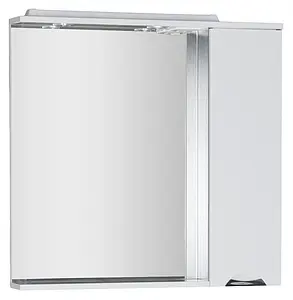 Шкаф-зеркало Aquanet Гретта 90 R белый/венге 00173993 Шкаф-зеркало Aquanet Гретта 90 R белый/венге 00173993, 1