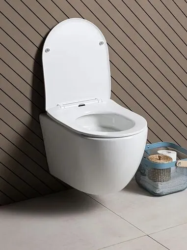 Унитаз подвесной безободковый Aquanet Cetus 3.0 W SHORT Tornado белый Cetus 3.0 W SHORT T