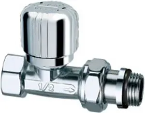 Вентиль терморегулирующий прямой ½" в/н LadyFAR серебро FL 0225 12P Вентиль терморегулирующий прямой ½" в/н LadyFAR серебро FL 0225 12P, 1