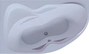 Ванна акриловая Aquatek Вега 170х105 L с фронтальной панелью с каркасом (разборный) VEG170-0000073, 1