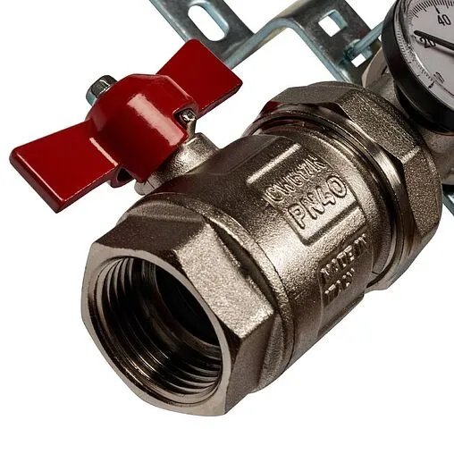 Группа коллекторная без расходомеров 9 отводов 1&quot;в/в x ¾&quot;ек Stout SMS 0912 000009