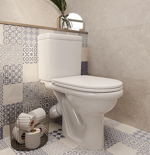 Унитаз-компакт Santeri Визит белый 1.P405.3.S00.00B.F