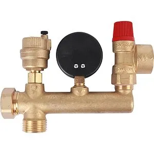 Группа безопасности котла до 60 кВт 1&quot; 3 бар Buderus KSS8 7736602387, 4