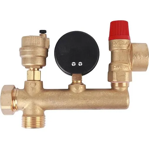 Группа безопасности котла до 60 кВт 1&quot; 3 бар Buderus KSS8 7736602387