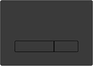 Клавиша смыва для унитаза KK-POL VITRUM METAL SLIM 350/PSM/011-00-00 черный матовый, 1