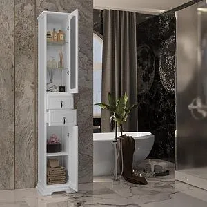 Шкаф-пенал напольный Opadiris Риспекто 30 R белый 00-00005833, 4