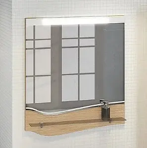 Зеркало с подсветкой Comforty Самара 76 кофе 00004134972CF Зеркало с подсветкой Comforty Самара 76 кофе 00004134972CF, 3