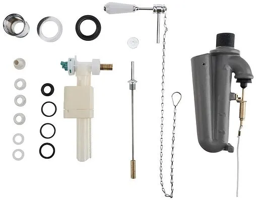 Механизм смыва для высокого бачка Kerasan New Catis хром 754590