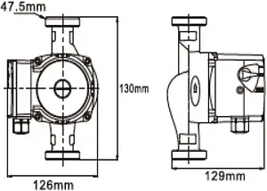 Насос циркуляционный Valtec 25/4-130 VRS.254.13.0, 2