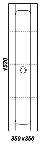 Шкаф-пенал подвесной Aqwella Infinity 35 белый Inf.05.35 Шкаф-пенал подвесной Aqwella Infinity 35 белый Inf.05.35