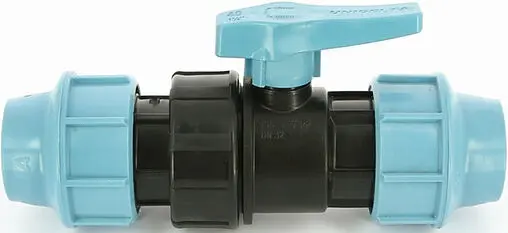 Кран шаровый с американкой для пнд трубы 40мм x 40мм Unidelta 1070040000001