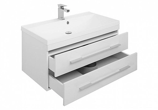 Тумба под умывальник подвесная Aquanet Нота 90 белый 00171492
