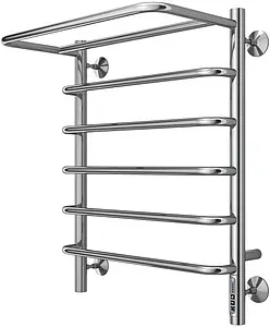 Полотенцесушитель электрический лесенка Terminus Полка Электро П6 500х650 quick touch полированная сталь 4670078531438, 1