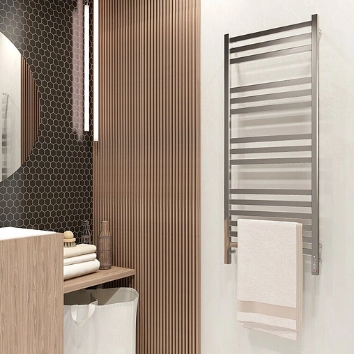 Полотенцесушитель электрический лесенка Terminus Ното П15 500х1300 электро sensor quick touch полированная сталь 4670078526953