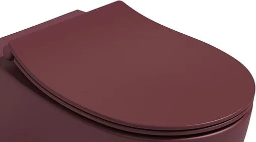 Крышка-сиденье для унитаза с микролифтом ISVEA D80 бордовый 40D80543I-S