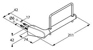 Держатель туалетной бумаги Kludi Ambienta хром 5397105 Держатель туалетной бумаги Kludi Ambienta хром 5397105, 3