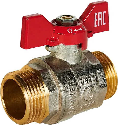 Кран шаровый 1&quot;н x 1&quot;н Rommer ГОСТ Р 59553-2021 RBV-0007-2410225