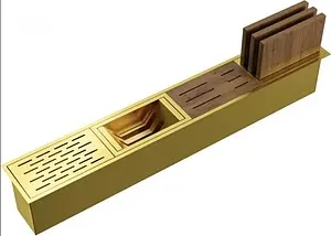 Встраиваемая сушка для посуды Omoikiri DRY-01-LG светлое золото 4999012 Встраиваемая сушка для посуды Omoikiri DRY-01-LG светлое золото 4999012, 1