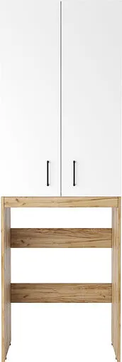 Шкаф над стиральной машиной Домино Craft 65 белый/дуб вотан DCr2220H