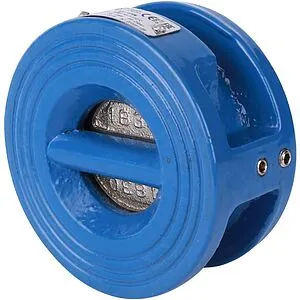 Клапан обратный поворотный двустворчатый межфланцевый Ду40 Ру16 Tecofi CB3448N-EP0040, 4