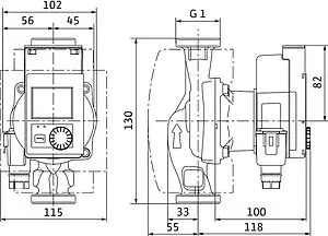 Насос циркуляционный Wilo Stratos PICO 15/0.5-8 4244392 Насос циркуляционный Wilo Stratos PICO 15/0.5-8 4244392, 4