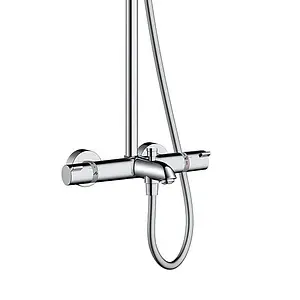 Душевая система с термостатом для ванны Hansgrohe Crometta S 240 1jet хром 27320000 Душевая система с термостатом для ванны Hansgrohe Crometta S 240 1jet хром 27320000, 4