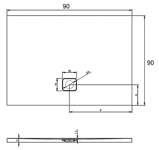 Поддон для душа Riho Basel 412 D005017005