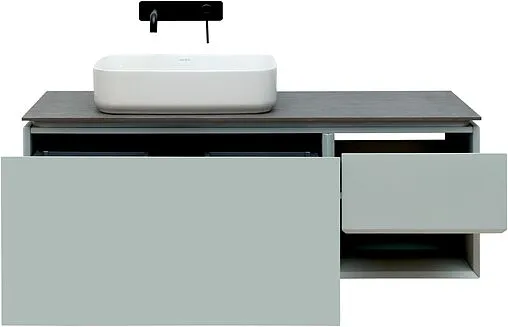 Тумба под умывальник подвесная Allen Brau Infinity 120 L папирус 1.21006.PWM