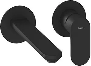 Смеситель для раковины из стены Ravak Eleganta чёрный матовый X070292 Смеситель для раковины из стены Ravak Eleganta чёрный матовый X070292, 1