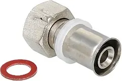 Муфта пресс с накидной гайкой 16мм x ½"нг TIM F-S1602F(A)N Муфта пресс с накидной гайкой 16мм x ½"нг TIM F-S1602F(A)N