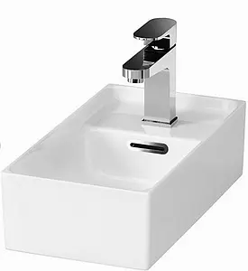 Тумба-умывальник подвесная Comforty Асти 40 дуб дымчатый 00-00000831CF, 3