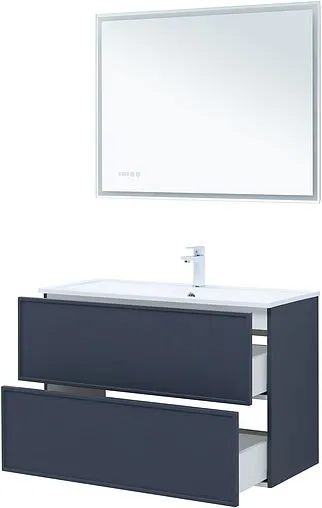 Тумба-умывальник Aquanet Арт 100 маренго 00313267+00318926